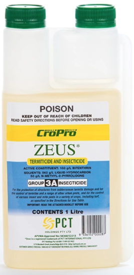 Zeus Termiticide And Insecticide - 1 Litre
