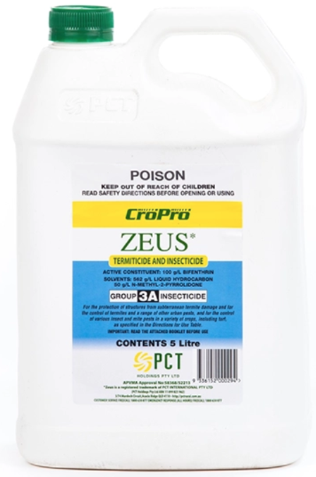Zeus Termiticide And Insecticide - 5 Litre