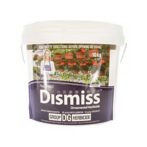 Macspred Dismiss Ornamental Herbicide 10Kg - Nuleaf