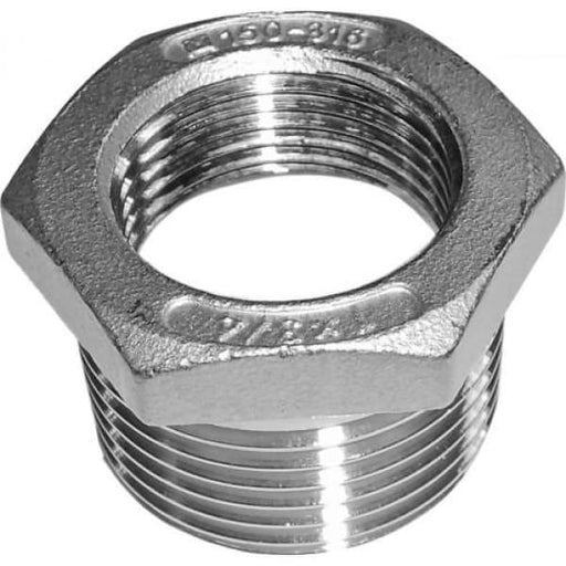 316 Stainless Steel Bush - 10 x 6 - Stainless Steel Threaded