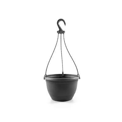 200mm Saucerless Hanging Basket Complete - Nuleaf