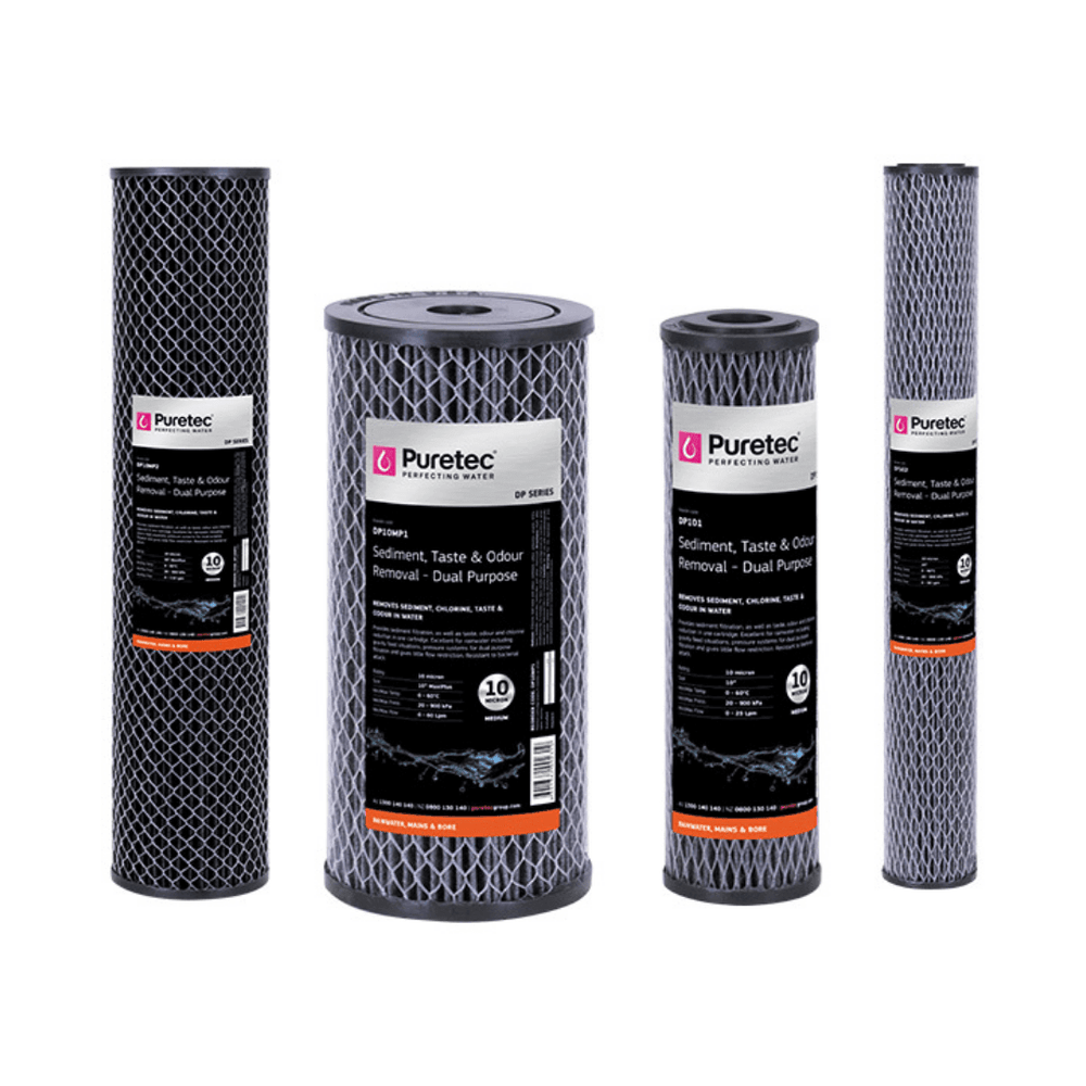 Puretec DP Series Dual Purpose Carbon Cartridges - Nuleaf
