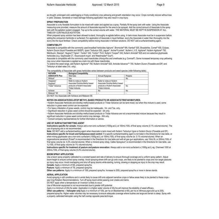 Associate 500g Singapore Daisy Killer - Herbicide