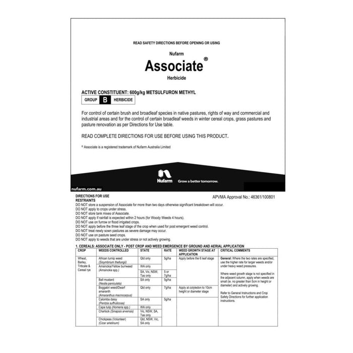 Associate 500g Singapore Daisy Killer - Herbicide