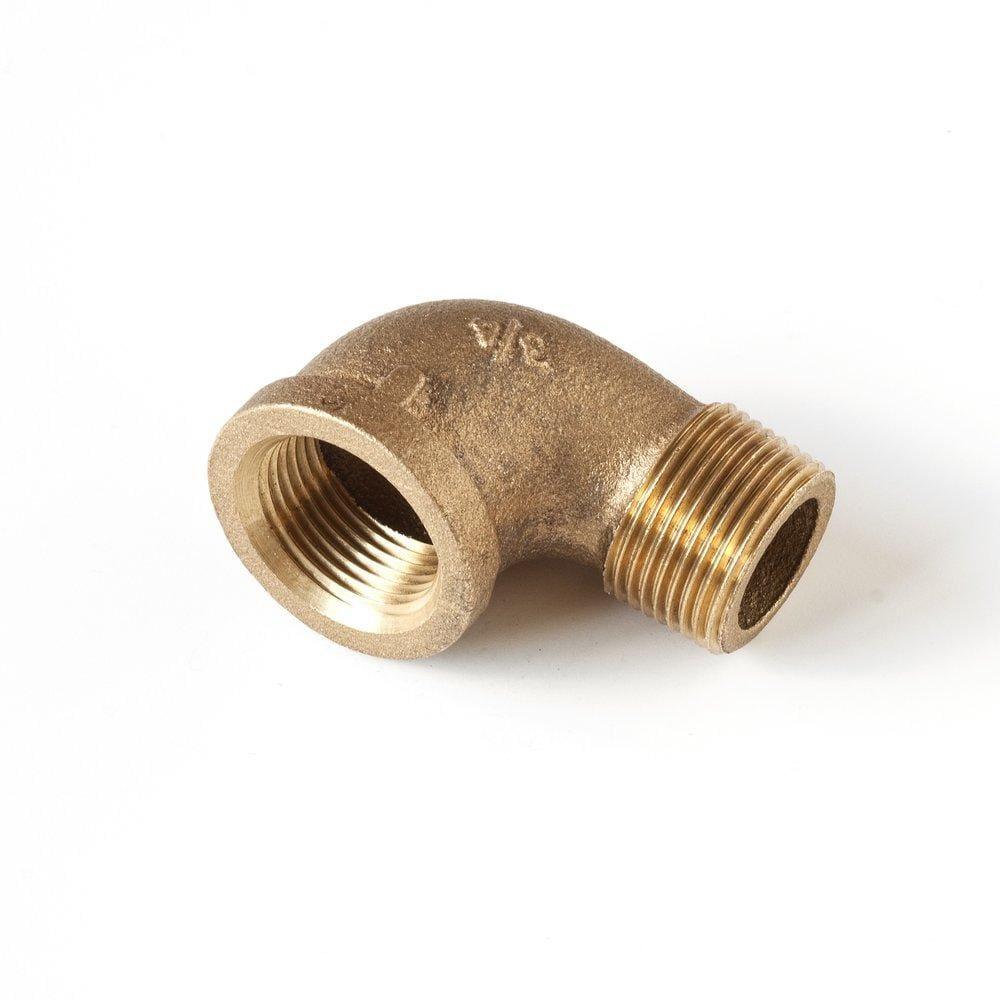 Brass Elbow MxF - 6 - Brass Threaded