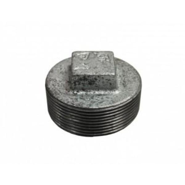 Gal Mal Plug - 3/8 - Galvinised Threaded