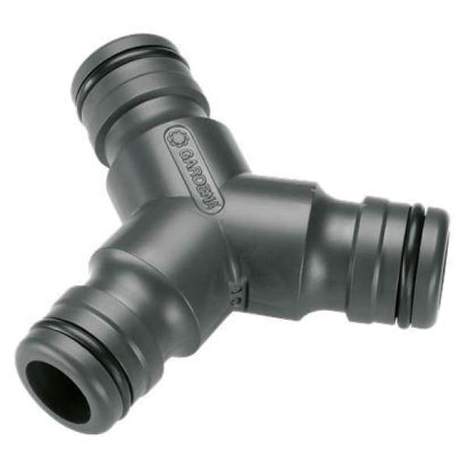 Gardena Maxi-Flo 18mm 3 Way Coupler - Garden Hose Fittings - Plastic