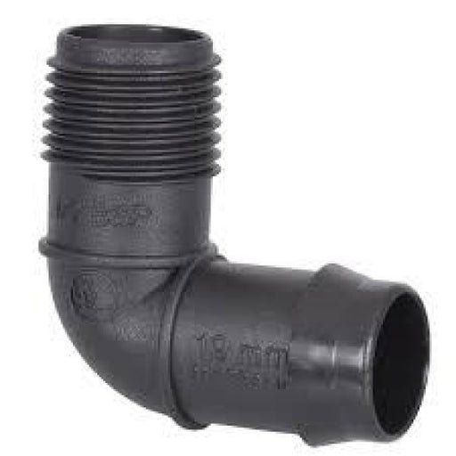 L.D. Poly mI ELBOW - 13mm x 1/2 Mi - Low Density Fittings