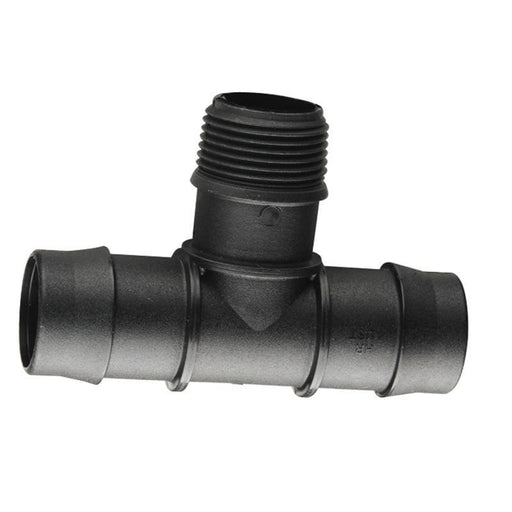 L.D. Poly mI TEE - 13mm x 1/2 Mi - Low Density Fittings