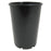 100mm Space Saver Black Plastic Pot - Nuleaf